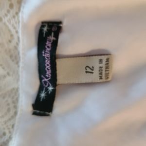 Ivory lace girl's dress